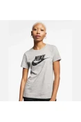 CAMISETA NIKE SPORTSWEAR ESSENTIAL ICON FUTURA FEMININA - Cinza