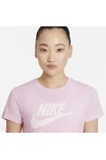 CAMISETA NIKE SPORTSWEAR ESSENTIAL ICON FUTURA FEMININA - Lilas/preto