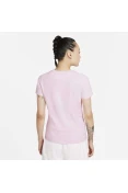 CAMISETA NIKE SPORTSWEAR ESSENTIAL ICON FUTURA FEMININA - Lilas/preto