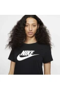 CAMISETA NIKE SPORTSWEAR ESSENTIAL ICON FUTURA FEMININA - Preto