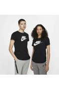 CAMISETA NIKE SPORTSWEAR ESSENTIAL ICON FUTURA FEMININA - Preto