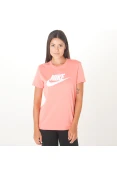 CAMISETA NIKE SPORTSWEAR ESSENTIAL ICON FUTURA FEMININA - Rosa