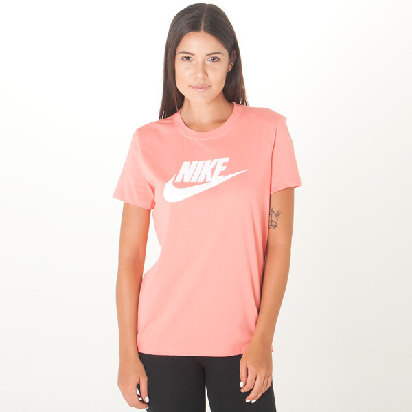 CAMISETA NIKE SPORTSWEAR ESSENTIAL ICON FUTURA FEMININA - Rosa