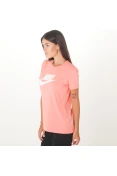 CAMISETA NIKE SPORTSWEAR ESSENTIAL ICON FUTURA FEMININA - Rosa