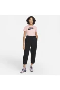 CAMISETA NIKE SPORTSWEAR ESSENTIAL ICON FUTURA FEMININA - Rosa/preto