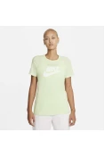CAMISETA NIKE SPORTSWEAR ESSENTIAL ICON FUTURA FEMININA - Verde