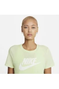 CAMISETA NIKE SPORTSWEAR ESSENTIAL ICON FUTURA FEMININA - Verde