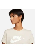 CAMISETA NIKE SPORTSWEAR ESSENTIALS FEMININA - Bege/branco