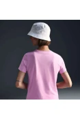 CAMISETA NIKE SPORTSWEAR ESSENTIALS FEMININA - Lilas/branco