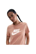 CAMISETA NIKE SPORTSWEAR ESSENTIALS FEMININA - Rosa/branco CAMISETA NIKE SPORTSWEAR ESSENTIALS FEMININA - Rosa/branco