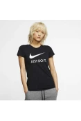 CAMISETA NIKE SPORTSWEAR FEMININA - Preto/branco CAMISETA NIKE SPORTSWEAR FEMININA - Preto/branco
