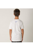 CAMISETA NIKE SPORTSWEAR FUTURA DUDE INFANTIL - Branco/azul