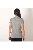 CAMISETA NIKE SPORTSWEAR GRAPHIC FEMININA - Cinza CAMISETA NIKE SPORTSWEAR GRAPHIC FEMININA - Cinza