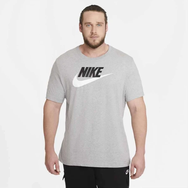 CAMISETA NIKE SPORTSWEAR ICON FUTURA MASCULINA - Cinza/preto