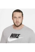 CAMISETA NIKE SPORTSWEAR ICON FUTURA MASCULINA - Cinza/preto