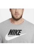 CAMISETA NIKE SPORTSWEAR ICON FUTURA MASCULINA - Cinza/preto