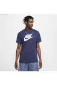 CAMISETA NIKE SPORTSWEAR ICON FUTURA MASCULINA - Marinho/branco