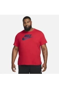 CAMISETA NIKE SPORTSWEAR ICON FUTURA MASCULINA - Vermelho/marinho