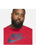 CAMISETA NIKE SPORTSWEAR ICON FUTURA MASCULINA - Vermelho/marinho