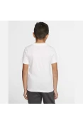 CAMISETA NIKE SPORTSWEAR INFANTIL - Branco/vermelho