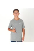 CAMISETA NIKE SPORTSWEAR INFANTIL - Cinza