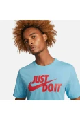 CAMISETA NIKE SPORTSWEAR JUST DO IT MASCULINA - Azul/vermelho