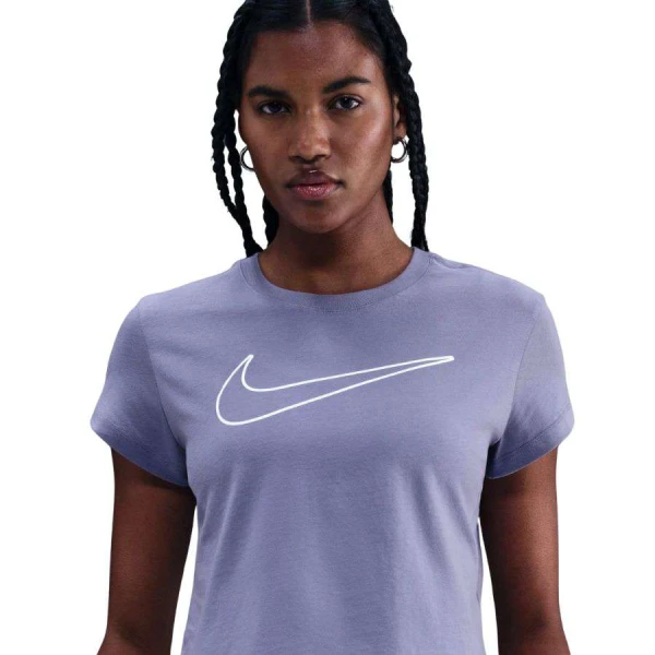 CAMISETA NIKE SPORTWEAR CLUB HBR FEMININA - Azul