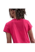 CAMISETA NIKE SPORTWEAR CLUB HBR FEMININA - Pink/branco CAMISETA NIKE SPORTWEAR CLUB HBR FEMININA - Pink/branco