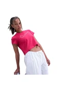 CAMISETA NIKE SPORTWEAR CLUB HBR FEMININA - Pink/branco CAMISETA NIKE SPORTWEAR CLUB HBR FEMININA - Pink/branco