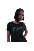 CAMISETA NIKE SPORTWEAR CLUB HBR FEMININA - Preto