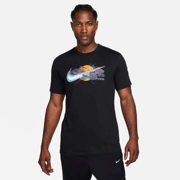 CAMISETA NIKE SWOOSH MASCULINA - Preto