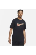 CAMISETA NIKE SWOOSH SS TEE MASCULINA - Preto CAMISETA NIKE SWOOSH SS TEE MASCULINA - Preto