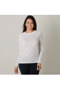 CAMISETA NIKE TAILWIND TOP LS MANGA LONGA FEMININA - Branco