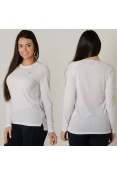 CAMISETA NIKE TAILWIND TOP LS MANGA LONGA FEMININA - Branco