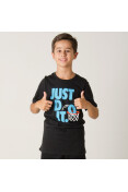CAMISETA NIKE TEE JDI DUNK INFANTIL - Preto/azul CAMISETA NIKE TEE JDI DUNK INFANTIL - Preto/azul