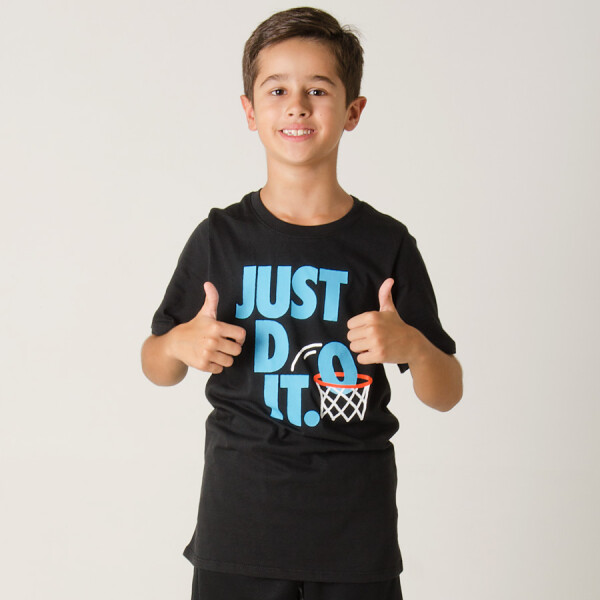 CAMISETA NIKE TEE JDI DUNK INFANTIL - Preto/azul