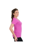 CAMISETA NIKE V NECK DFC SS TEE 2.0 FEMININA - Pink CAMISETA NIKE V NECK DFC SS TEE 2.0 FEMININA - Pink