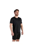 CAMISETA OLYMPIKUS CORRE MASCULINA - Preto/prata