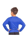 CAMISETA POKER PROTECAO UV 50+ 4 MANGA LONGA INFANTIL - Azul