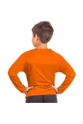 CAMISETA POKER PROTECAO UV 50+ 4 MANGA LONGA INFANTIL - Laranja
