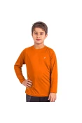CAMISETA POKER PROTECAO UV 50+ 4 MANGA LONGA INFANTIL - Laranja