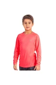 CAMISETA POKER PROTECAO UV 50+ 4 MANGA LONGA INFANTIL - Rosa