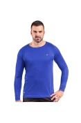 CAMISETA POKER PROTECAO UV 50+ III MANGA LONGA MASCULINA - Azul