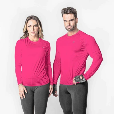 CAMISETA POKER TÉRMICA SKIN BASIC III MANGA LONGA UNISSEX - Pink