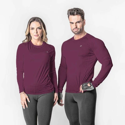 CAMISETA POKER TÉRMICA SKIN BASIC III MANGA LONGA UNISSEX - Roxo