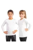 CAMISETA POKER TÉRMICA SKIN INFANTIL III MANGA LONGA - Branco CAMISETA POKER TÉRMICA SKIN INFANTIL III MANGA LONGA - Branco
