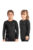 CAMISETA POKER TÉRMICA SKIN INFANTIL III MANGA LONGA - Preto