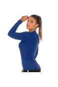 CAMISETA POKER TERMICA SKIN NEW M/L FEMININA - Azul