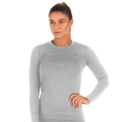 CAMISETA POKER TERMICA SKIN NEW M/L FEMININA - Branco