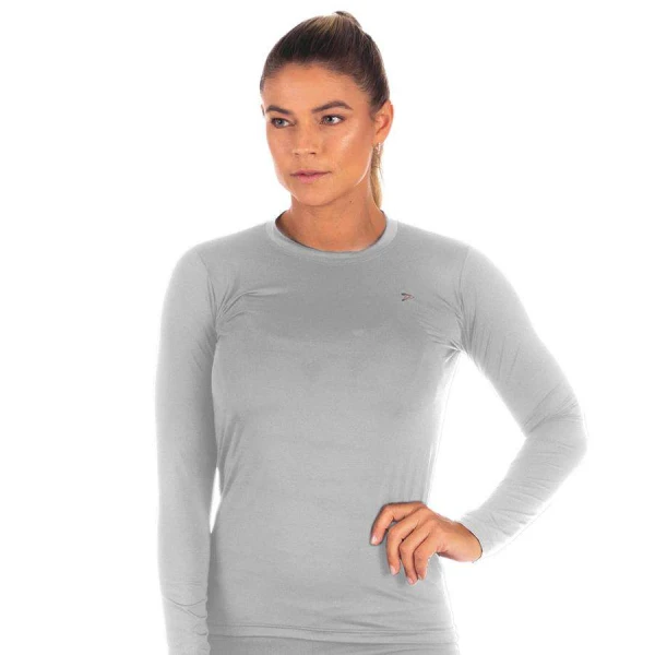 CAMISETA POKER TERMICA SKIN NEW M/L FEMININA - Branco
